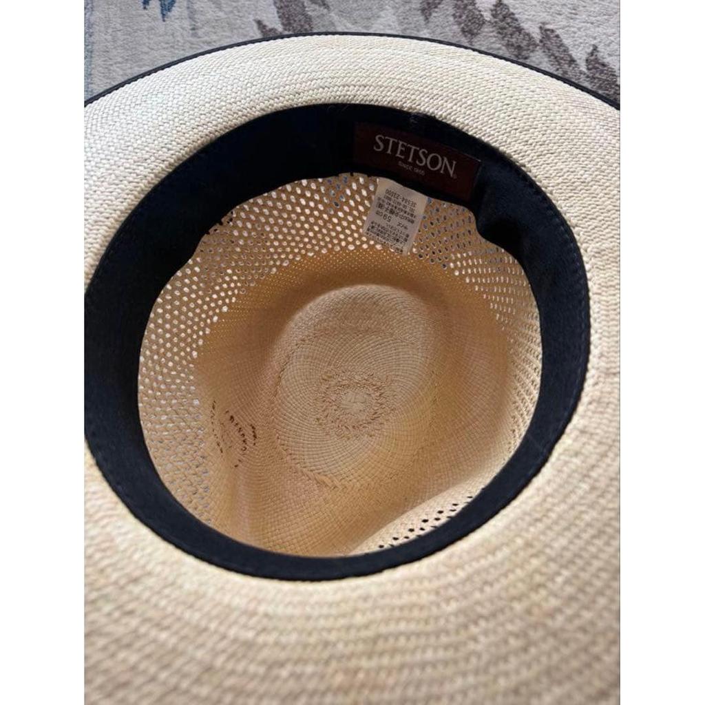 Used STETSON Straw Hat 59cm