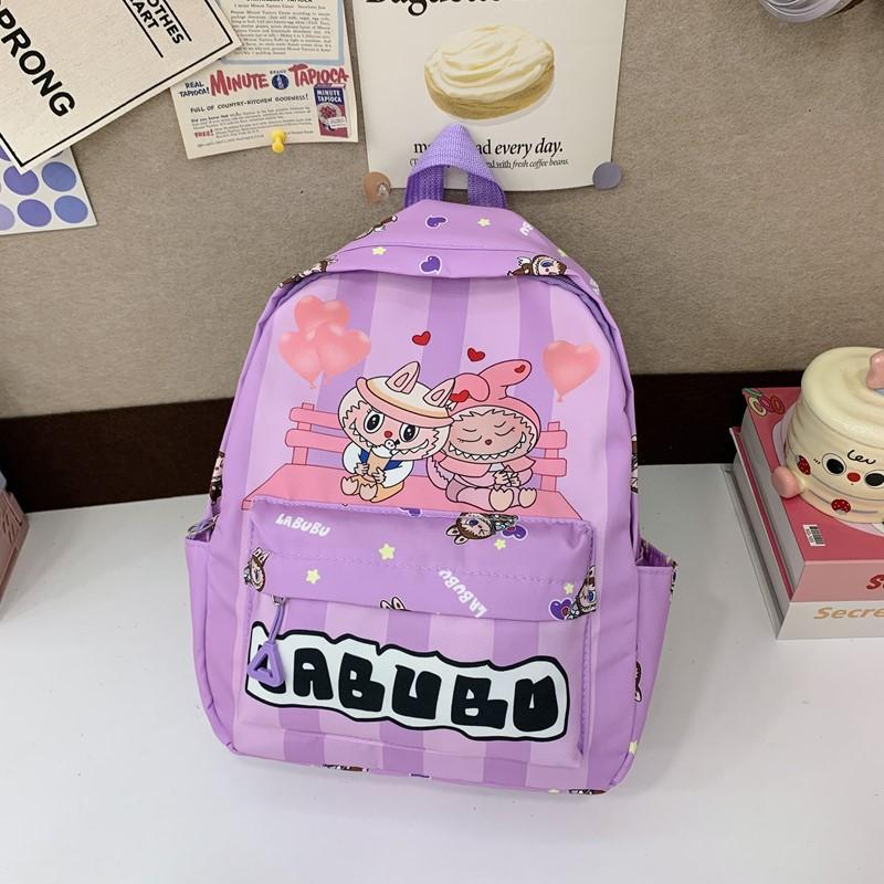 Kindergarten Primary School Students Schoolbag Cartoon Animation Cute Printed Boys And Girls Schoolbag Large Capacity Children'S Backpack