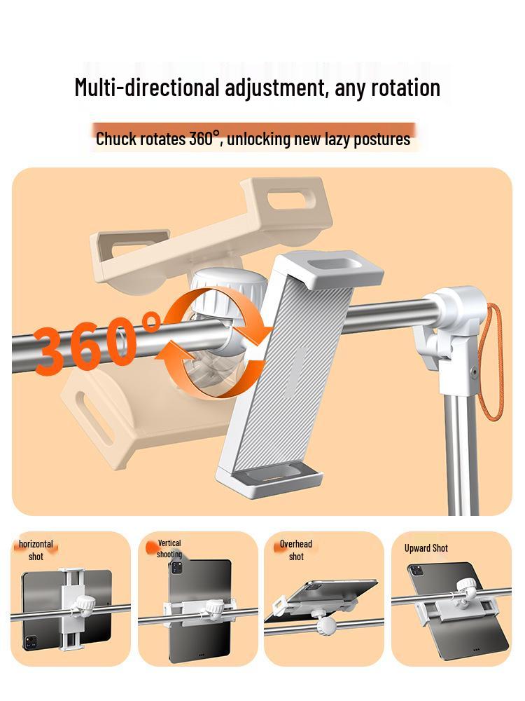 Verstellbarer Doppelgeräte-Ständer für Telefone und Tablets - Perfekt für Binge-Watching am Bett