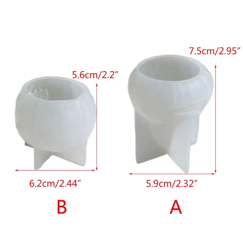 Skull Pumpkin Silicone Candle Mold DIY Halloween Horror Theme Craft Candle Plaster Soap Resin Making Tool for Home Decor