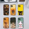 F-Fantastisch Herr F-Fuchs Handyhülle Für iPhone 16,15,14,13,12,11,Pro,X,XS,Max,XR,Plus,Mini Weiche Schwarze Hülle