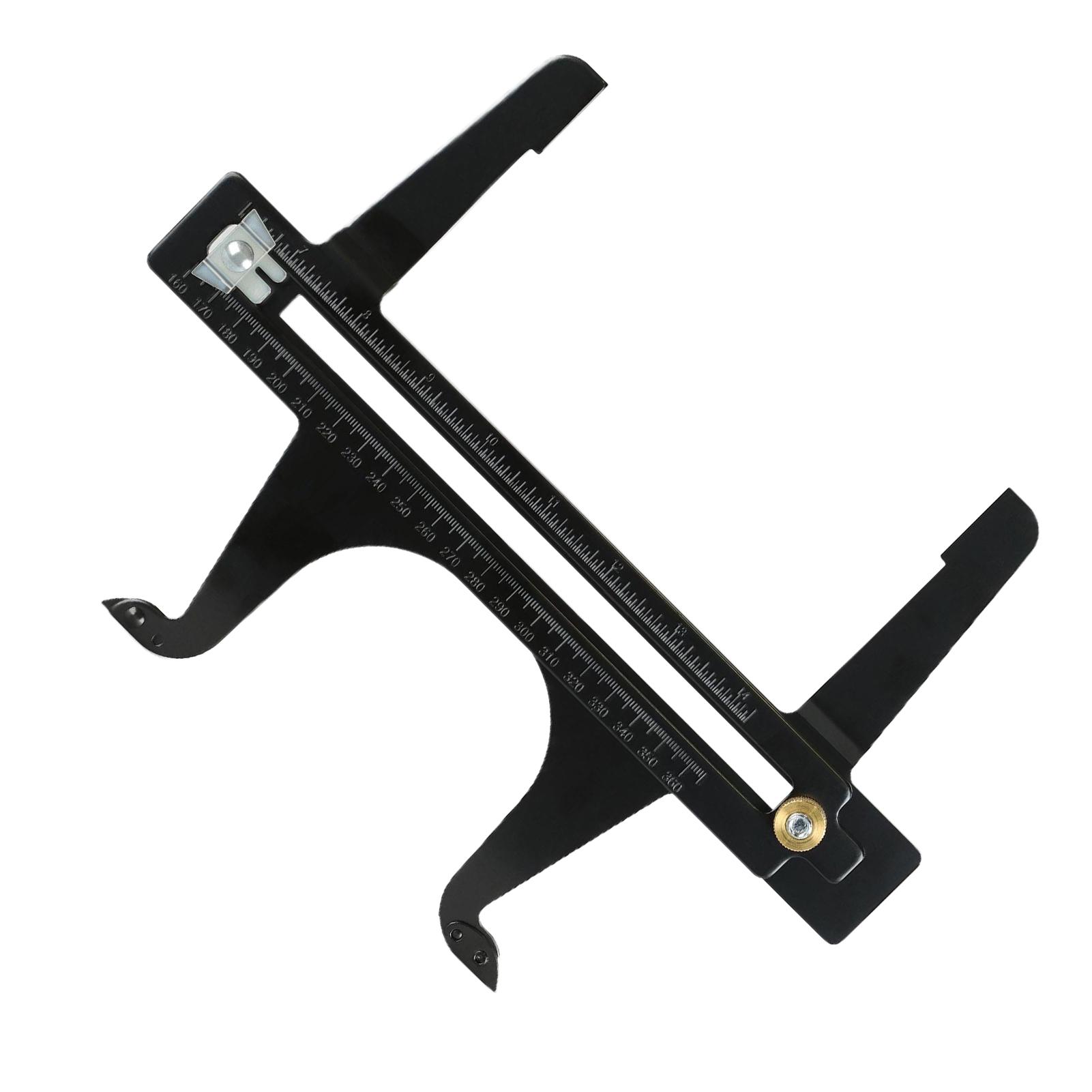 

Инструмент для измерения тормозов Комбинированный с двойной шкалой 6,5-14,25 дюймов 160-360 мм Измерительный инструмент Прочный