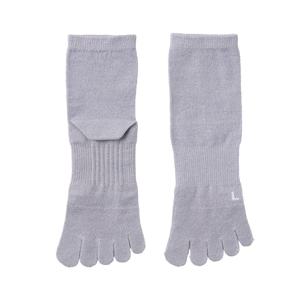 Gunze WASHIITO Washi Soft Elastic Separate Set of Same Color Socks, Yarn, Cuff, Knit, Five-Toe, 2,