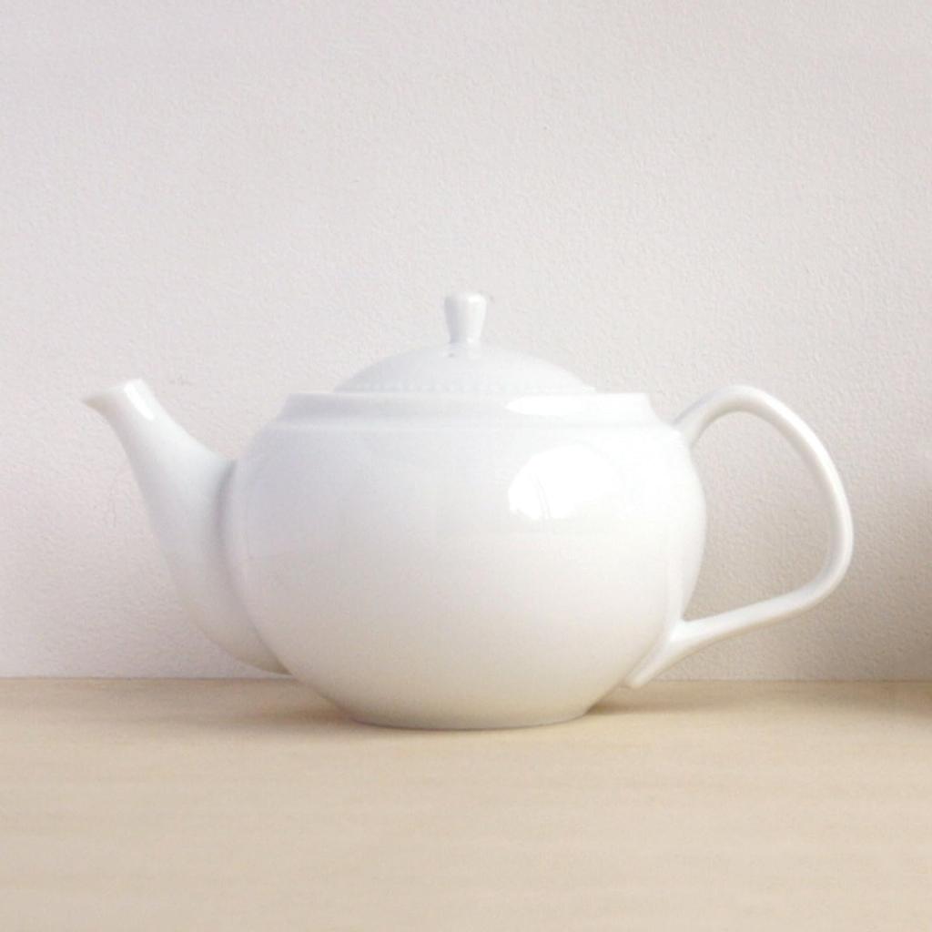 Théière Mino ware avec filtre à thé et acier inoxydable environ 500 ml micro-ondes et lave-vaisselle et une porcelaine blanche Fabriqué dans Produit