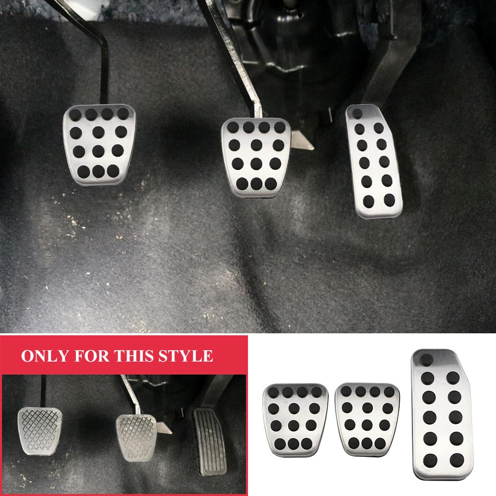 

Stainless Steel Car Styling Car Pedals Car Pedal Protection Cover for Honda Fit Jazz 2011 - Parts MT 3 Pieces