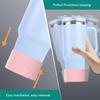6pcs Flexible Silicone Cup Sleeve Heat Resistant Water Bottle Bottom Cover Dishwasher Safe Drinkware Protector