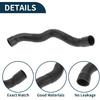 Radiator Coolant Hose for Mercedes-Benz E320 3.2L 1998-2003 Good Sealing No.A2105013282 Lower Heater Hose Black 1 Pc