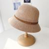 Twist decorative breathable fisherman's hat children spring and summer versatile sunshade basin hat leisure travel dome hat