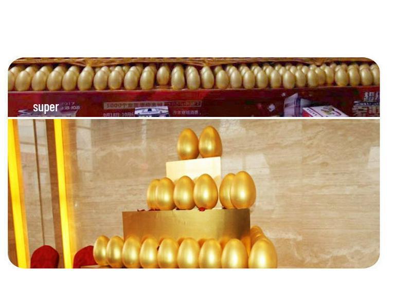 Golden Egg Props - Free Shipping for Wedding Celebrations and Events