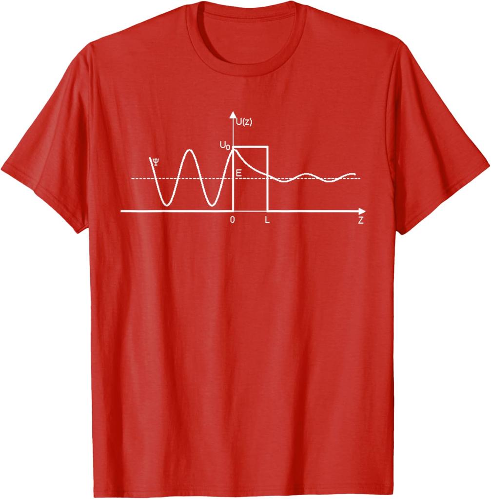 Quantum Tunneling Effect Cool Quantum Physics Result Tshirt Cotton Casual Graphic T Shirts Vintage Clothes Tops