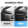 ABS Car Center Console Air Conditioner Vent Outlet Cover Trim Stickers For Toyota Camry XV70 2018