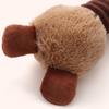 2pcs Plush Cartoon Animal Shape Toy for Chewing Teeth Cleaning Dogs Cloth Toy Training Squeaky Toy for Aggressive Chewer