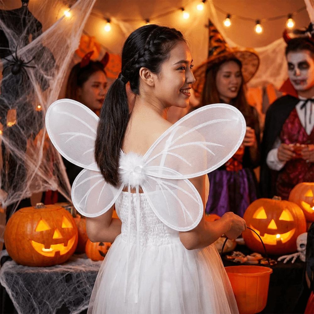 Handmade Fairy Butterfly Wings Fantasy Dragonfly Elf Wings Creative Elf Wings Costume  Children
