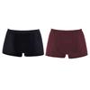 2PCS Men's Panties Men Underwear Boxer Shorts Summer Ice Silk Mesh Breathable High Quality Hole Shorts Male Sexy Underpant