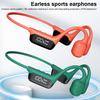 Wireless Ipx8 Waterproof Bone Conduction Headphone With 32G For Swimming Sporters Ear-Hook Open Ear Earphone Led Display Screen