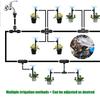 20Pcs Garden Water Sprinkler Spikes Base Adjustable 360 Degree Sprinkler Nozzle for Large Area Coverage Grass Irrigation