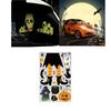 Halloween Stickers Decorations Clings for Kids for Auto Door Window Home Tags