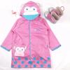 Koreanischer Smally Kinder Schulranzen Regenmantel Kleinkind Regenponcho 3D Cartoon Leichter Wasserdichter Baby-Regenmantel