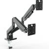 G12-24 Dual Monitor Desktop Mount Bracket for 17 To 32 Inch Screens Rotate & Tilt Adjust Two-Arm Desk Stand Support Load 2-10 Kg