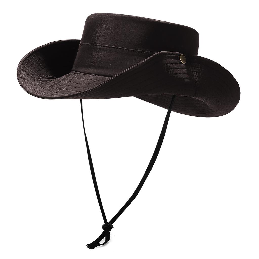 Plain Quick-Dry Fisherman Hat Outdoor Mountaineering Hat Travel Sun Protection Hat Summer Sunshade Hat Large Brim Sun Hat Cross-