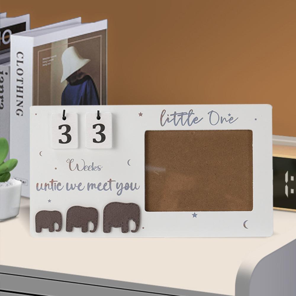 Wooden Sonogram Picture Frame Pregnancy Gift Pregnancy Must Haves Ultrasound Photo Frame Countdown Weeks Announcement