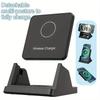 Magnetic Wireless Charger Holder Stand Desktop Slim Cell Phone Fast Charging Dock For iPhone 15 14 13 12 Samsung S23 S22 Xiaomi