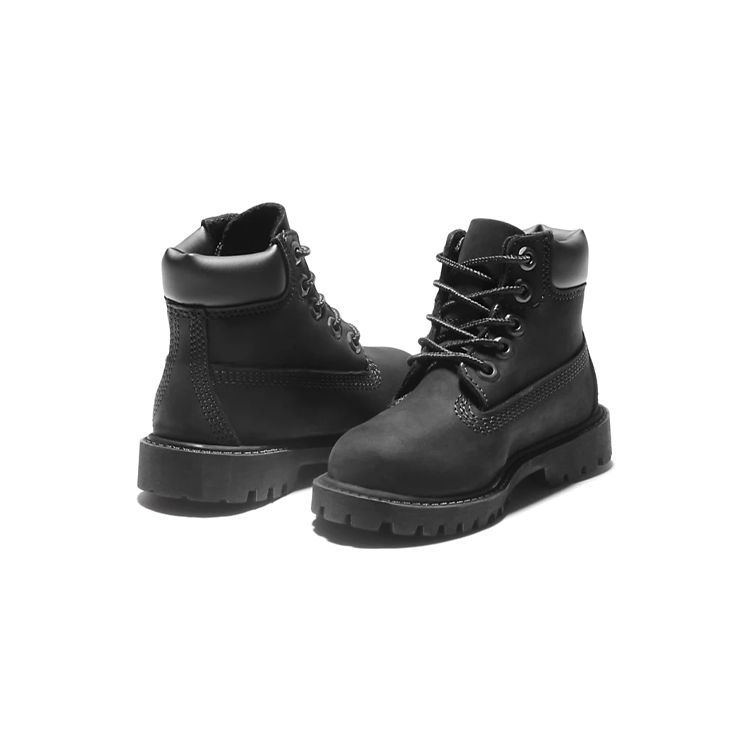 Timberland 6 Inch Premium Boot Toddler Triple Black Baby Sneakers TB012807-001