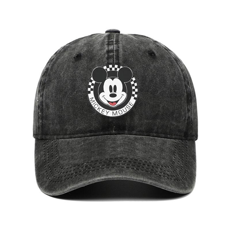 

Unisex Mickey Mouse Print Kawaii Baseball Cap Wear Men Women Caps Vintage Trucker Hats Adjustable Casual Sunscreen Hat