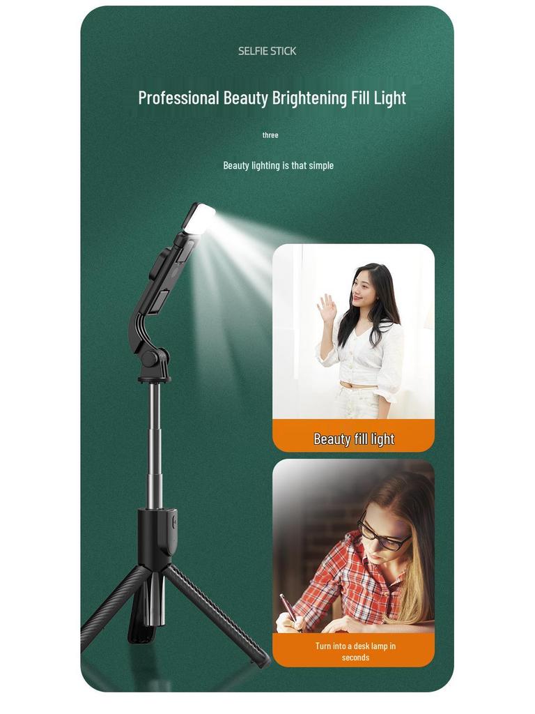 Z8 Bluetooth Selfie Stick & Tripod: Portable, Telescopic, Ideal for Live Broadcasts