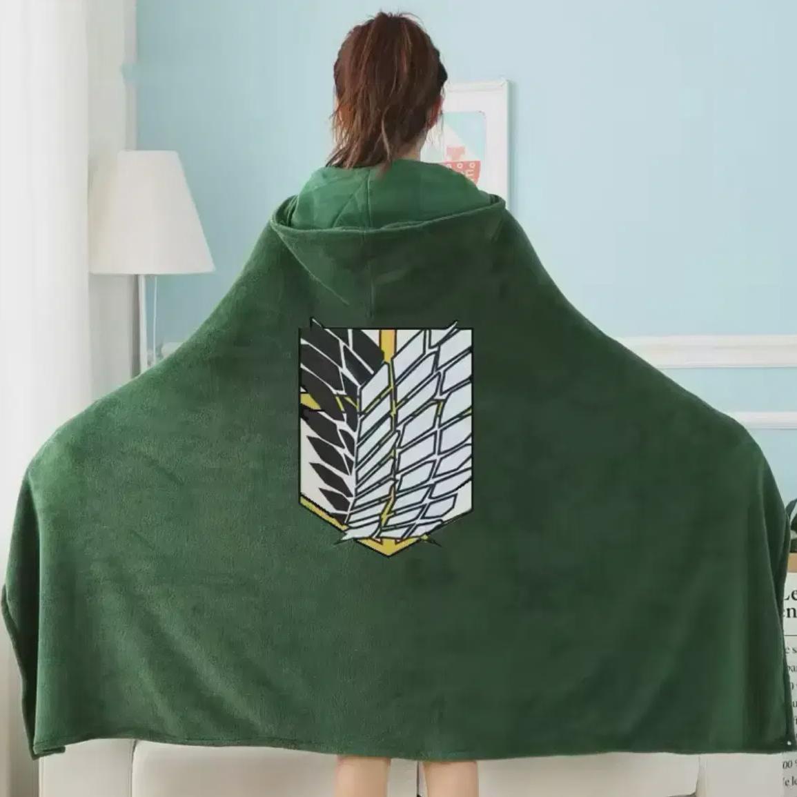 

Attack On Titan Cape Blanket