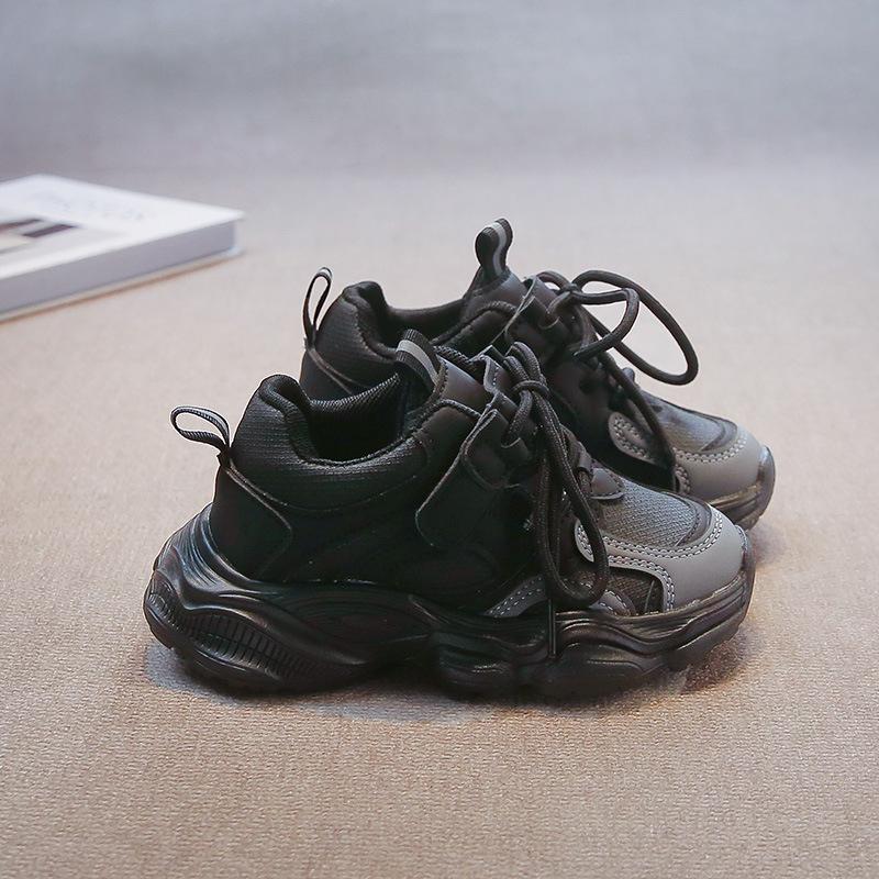 Spring and autumn new non-slip children's dad shoes girls sports shoes fashion middle and older children's girls running shoes