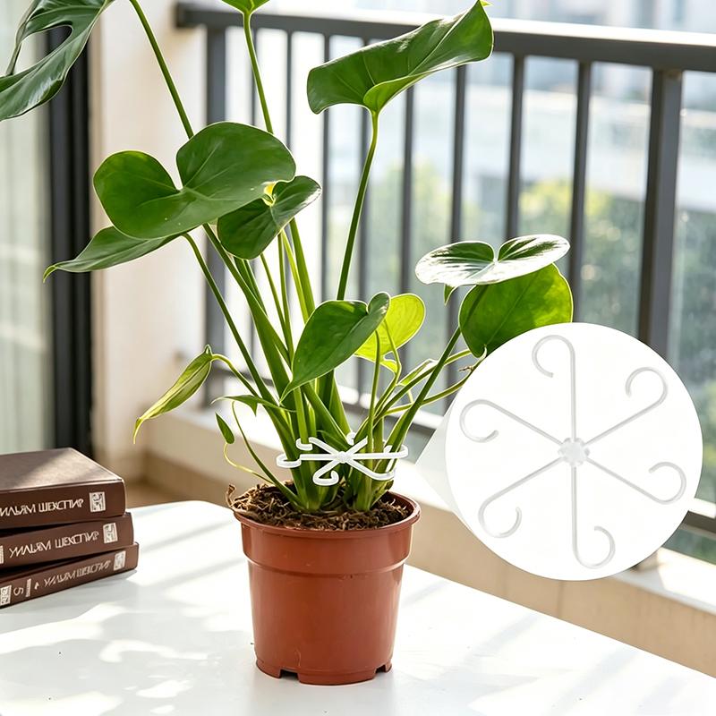 4PCS Plant Anti-Toppling Support Pole - Folding Green Plant Fixator Flower Hydroponic Garden Accessories ZWLZJ02