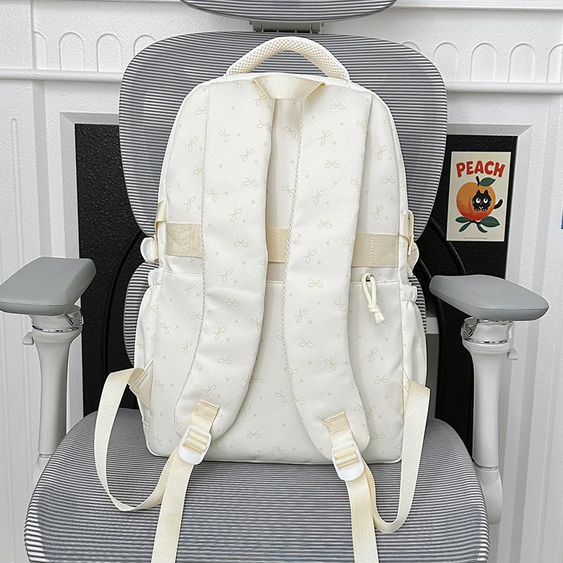 Junior School Schoolbag Women's Check Large Capacity Backpack