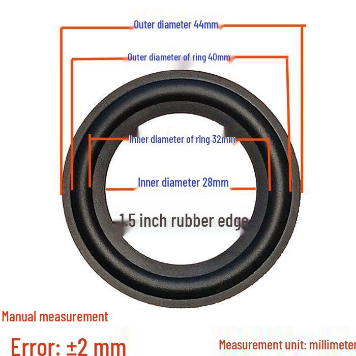 Speaker Rubber Edge Repair Rings: 1.5/3/4/5/6/6.5/8/10/12 Inch