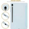 Coque + Verre Trempé -E.F.CONNECTION - pour Samsung Galaxy Tab S9 - Protection Intégrale - Antichoc - Bleu