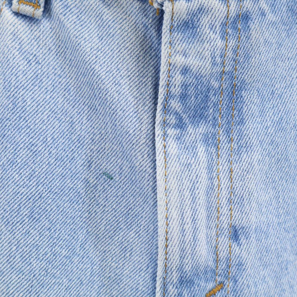 Levi's 90s 550 USA Made Old Tapered Denim Pants 7/M Ice Blue Jeans Kid's Used