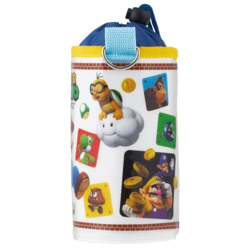 Skater Enamel Plastic Bottle Case for 500ml Super Mario 23 PVPC6-A