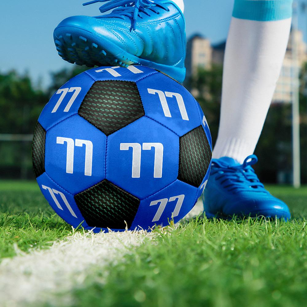 1 pezzo Lionel Messi Argentina maglia design Pallone da Calcio Soccer Taglia 5 Pallone da Calcetto Indoor Moda Colorato Gioco in Cortile - Ottimo Regalo per i Fan dello Sport