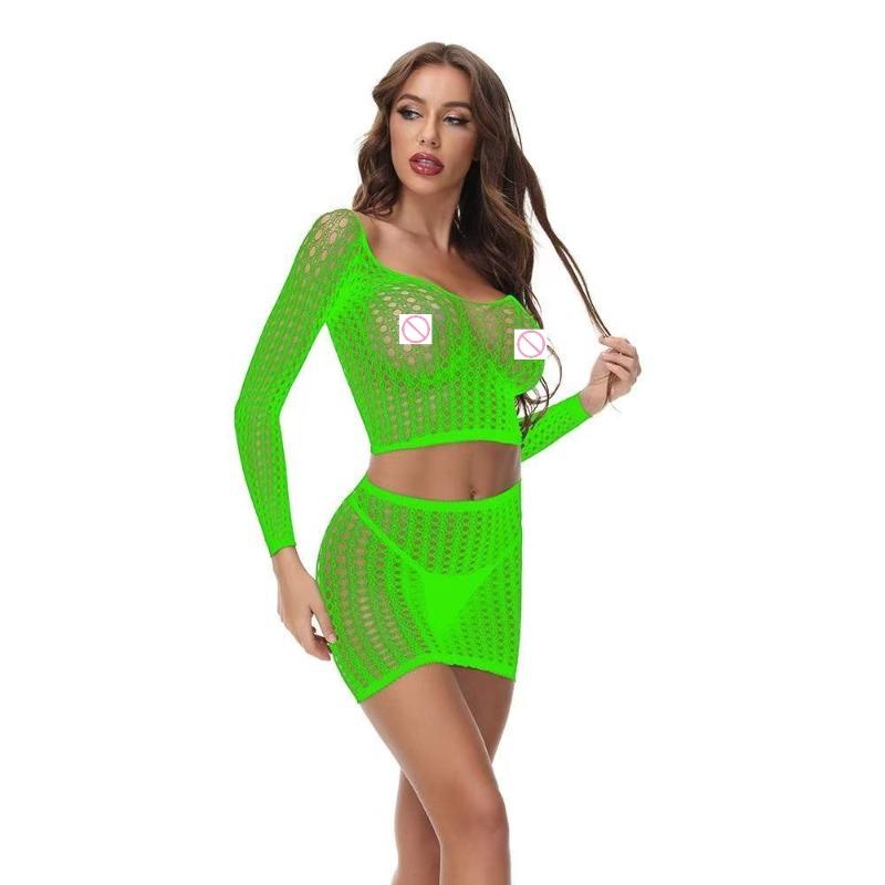 The Sexiest Slim Mini Dress, Fishing Net Mini Skirt, Sexy Lingerie, Hip Wrap Skirt, Doll Pajamas, Fishing Net Short Skirt