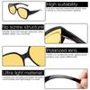 Night Vision Driving Glasses Fit Over Eyeglasses for Men Women, Large Polarized Nighttime Glasses Anti Glare Lens 2pack T01