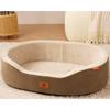 Washable Oval Shape Fashion Winter Cat Bed Cave Dog Bed with Sides Polyester Non-Slip Orthopedic for Medium Animals