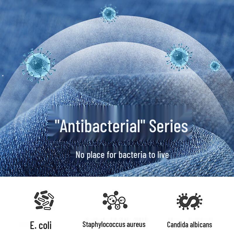 Navigare Men's Washed Denim Antibacterial Jeans