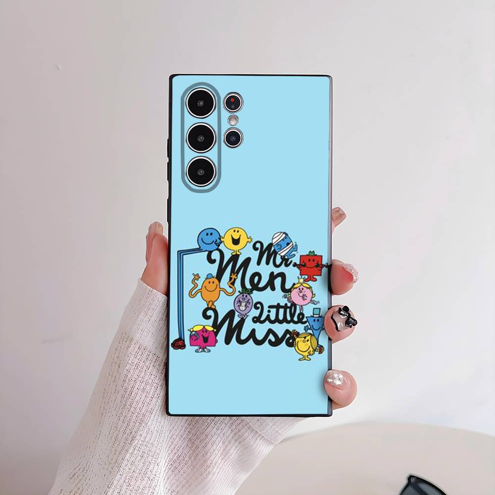 Gifts Mr Men And Little MisS Phone Case For Samsung S series s21 s22 s23 s24 s25 FE Plus Ultra TPU Soft to Skin-friendly case