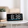 Digital LED Alarm Clock Date TEMP Brightness Adjustment Electronic Clock Kids Bedside Mute Snooze Clock 12/24H USB Powered