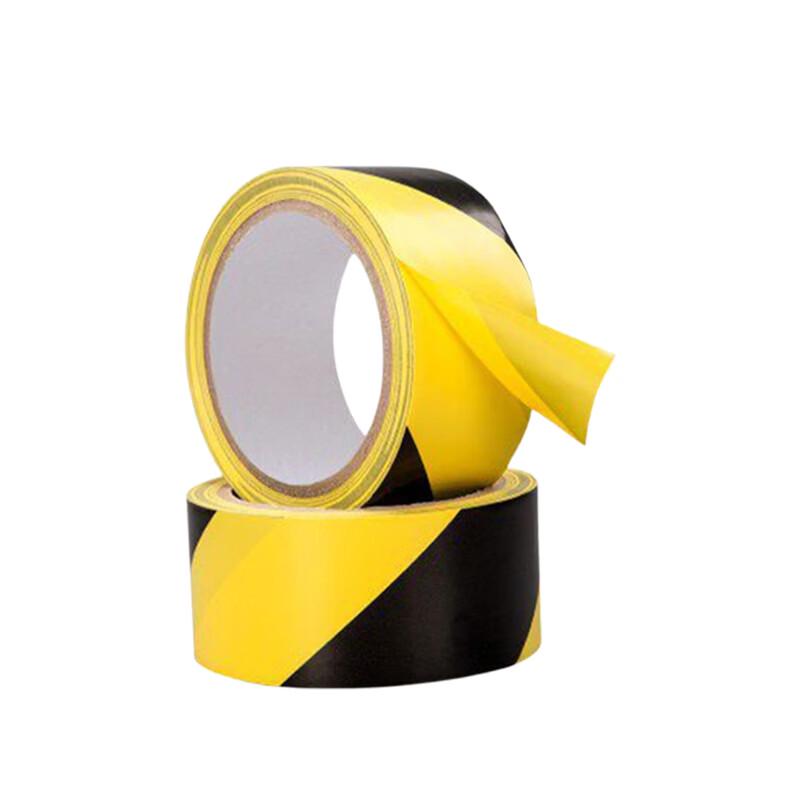 Jinghong Black & Yellow Rubber Warning Tape (5 Rolls)