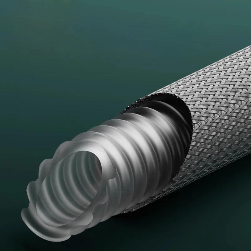 Flexible Bathroom Bath Shower Head 1.5m/ 2m Nylon Rope Shower Hose Bathroom Accessories Water Head Shower Head Pipe Tool
