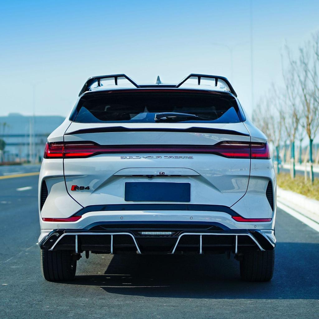 Compatible Roof Spoiler, Middle Spoiler, Rear Diffuser, Side Skirts, Front & Rear Lip for BYD Song PLUS (23 Models)