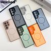 Simple Matte Magnetic Acrylic For Magsafe Case For Samsung Galaxy S26 Plus S25 S24 S23 Ultra Shockproof Proteciton PC Hard Cover