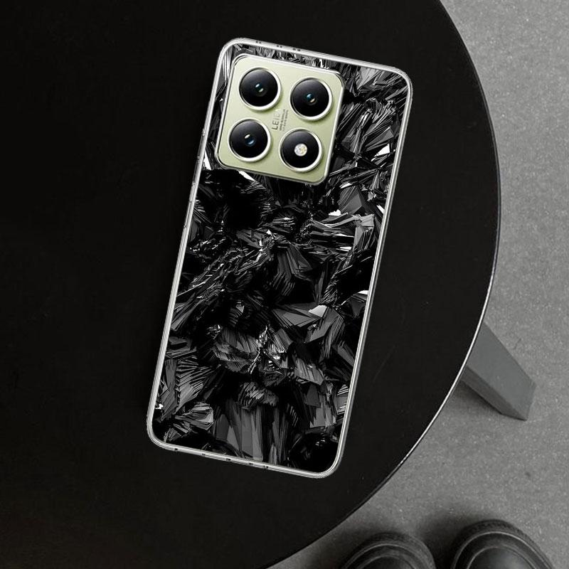 Forged Carbon Pattern Phone Case Cover for Xiaomi Redmi Note 15 14 13 12 11 Pro Plus 14S 12S 11S 11T 11E 10S 10 Customized Funda