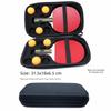 EVA Ping Pong Paddle Case Black Grey Hard Shell Storage Bag  Ping Pong Paddle